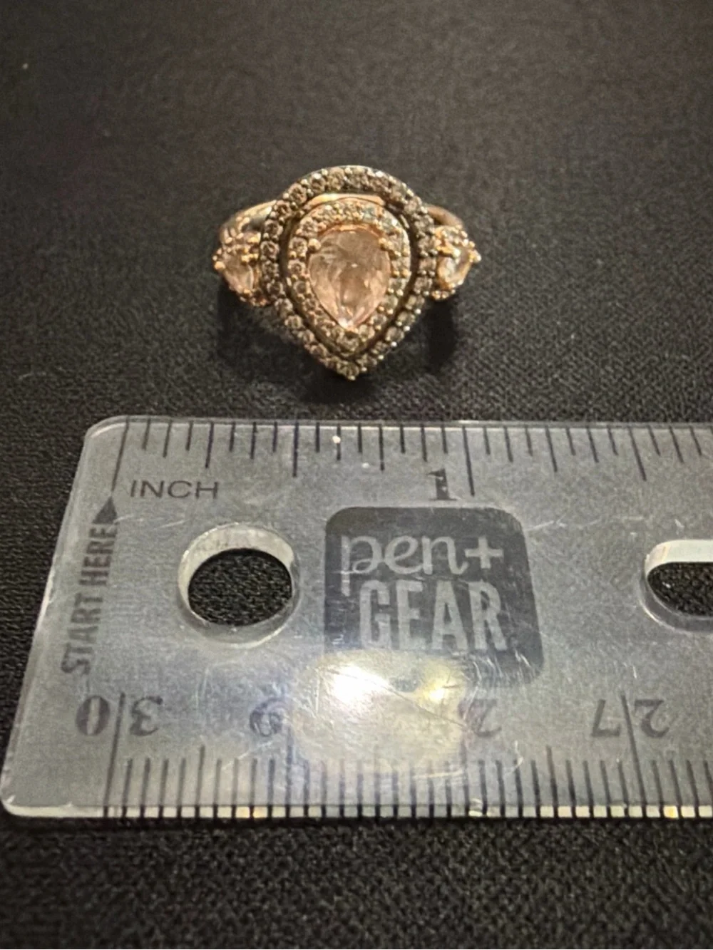 14k Le Vian Crème Brûlée Morganite And Colored Natural Diamond Ring